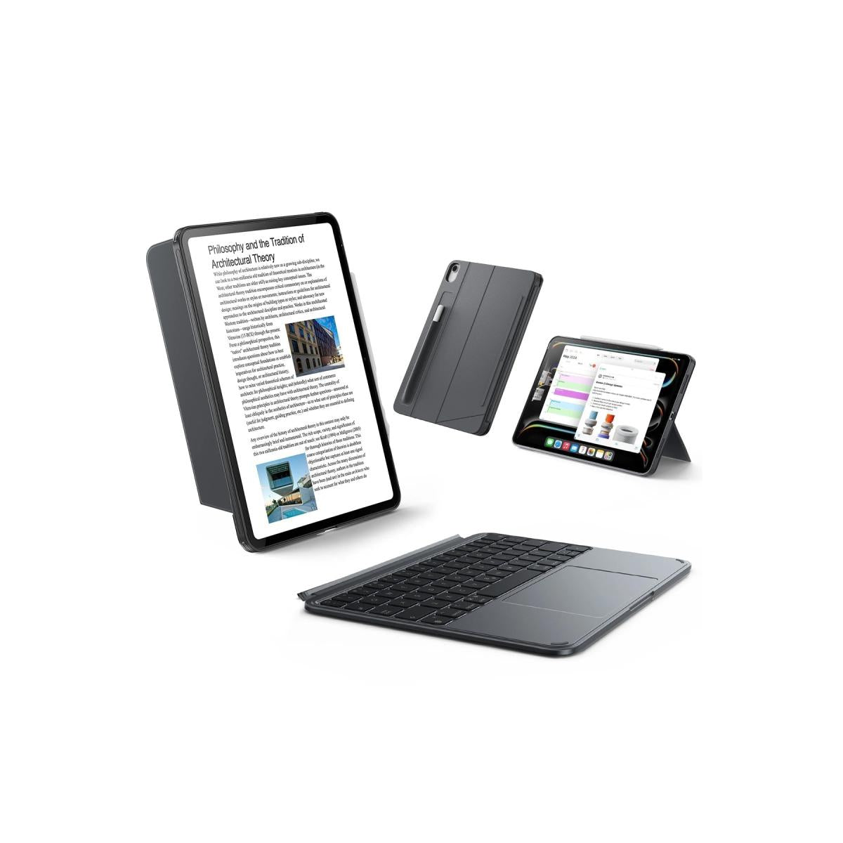 ESR Apple iPad 2025 10.9 10.Nesil (A16) Shift Manyetik Klavyeli Tablet Kılıfı